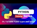 Python Variable name types - word variables