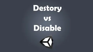 Destroying vs Disabling components in Unity