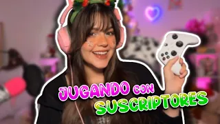 HABLANDO Y JUGANDO CON MIS SUBSCRIPTORES💗🎄🎮