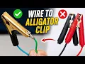 How to Connect Wire to Alligator Clips Correctly Silent Soldering Tutorial