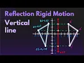 Reflection over a vertical line - Rigid motion