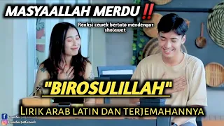 masyaallah reaksi cewek bertato mendengar suara merdu bg ronan birosulillah lirik