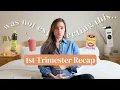 FIRST TRIMESTER RECAP baby Shocking symptoms gender body changes what helped
