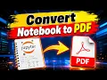 How to Convert Jupyter Notebook to PDF Best Jupyter to PDF Method