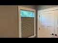 How to install cordless top down bottom up cellular shades on a house windows