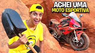 ENCONTREI UMA MOTO ENTERRADA NO MEU QUINTAL *Ela funciona ?