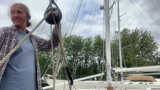 Our Sailboat’s Haul Out Day for Winter Storage in Maine