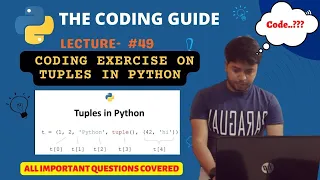 Coding Exercise on Tuples in Python Python Tutorials For Beginners
