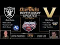 2026 Depth Chart Updates Las Vegas Raiders - Vanderbilt