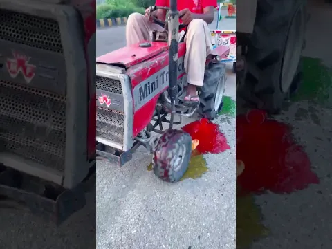 mini tractor 🚜 fun