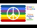 DDSRY - Animated Peace-Non Violence Symbol Using Python By DDSRY Python Graphic Projects By DDSRY
