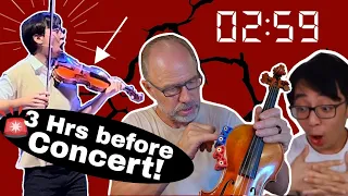 Eddie s Violin - WHAT HAPPENED Just before the TwoSet Violin concert