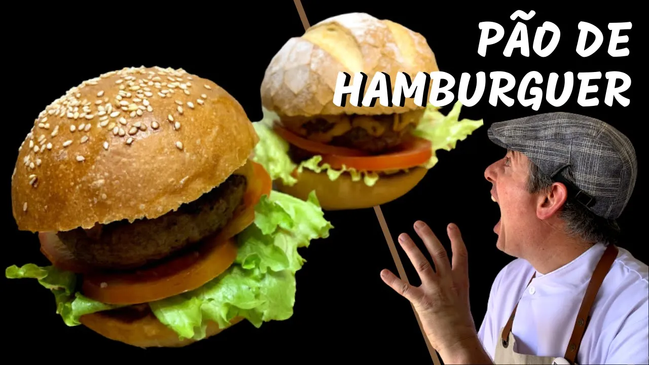 Mini curso de pão de hambúrguer artesanal ideal para hamburgueria caseira Ingredientes pão de espina. 