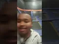 David and daddy jumping at Sky Zone in Schererville Indiana