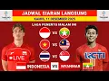JADWAL SIARAN LANGSUNG MALAM INI - Jadwal Indonesia vs Myanmar - Sea Games Kamis 11 Desember 2025
