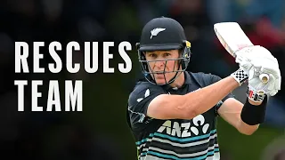 Young Batter Steps Up To Save BLACKCAPS