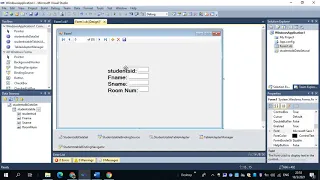 Step 3 Connecting VB to access db windows form design