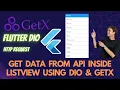 Get Server Data From API Inside List View Using Dio GetX in Flutter Get Http Response in Flutter