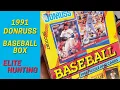 1991 Donruss Series 1 Baseball Box Opening