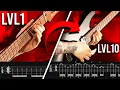 Download Lagu 10 LEVELS OF SHRED GUITAR | (beginner to pro)