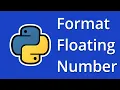 Formatting Floating Point Number in Python-Python programming for beginners