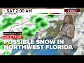 Could there be snow again this weekend in Pensacola Florida