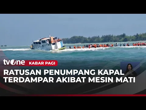 Mesin Kapal Mati, 150 Penumpang KM Makmur Jaya Dievakuasi di Pulau Pari