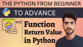 Function return value in python List as parameter Python Tutorial from Beginner to Advance