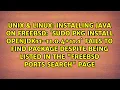 Installing Java on FreeBSD sudo pkg install openjdk11-11 0 4 11 1 fails to find package