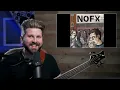 First Time Hearing NOFX! Bass Teacher REACTS to "Idiots Are Taking Over" and Fat Mike