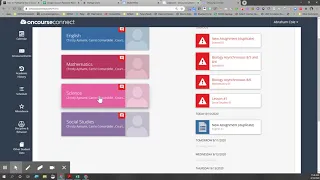 OnCourse Classroom Overview for Students
