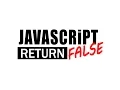 javascript onclick return false - How to use it