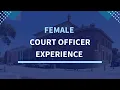 The Life of a Court Officer Third Judicial District