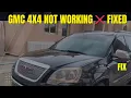 GMC Sierra 2011 4x4 Not Working Fault Codes C0398-5A C0392-08 Repair