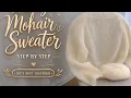I Knit the Most Gorgeous Mohair Sweater And You Can Too Top-Down Raglan