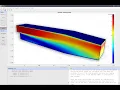 MATLAB OpenFOAM CFD Tutorial - Turbulent Flow Over a Backwards Facing Step FEATool Multiphysics