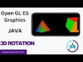 How to Rotate 3D Cube in Android Studio Cube Triangle XML JAVA