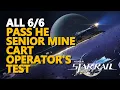Pass he senior mine cart operator s test Honkai Star Rail All