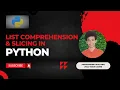 List Comprehension Slicing in Python Programming with Pirai Half moon coder