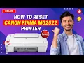 How to Reset Canon PIXMA MG2522 Printer Printer Tales