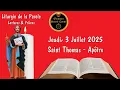 Download Lagu Prions Ensemble,Les Saints Apôtre  Jeudi, 3 Juillet - Saint Thomas
