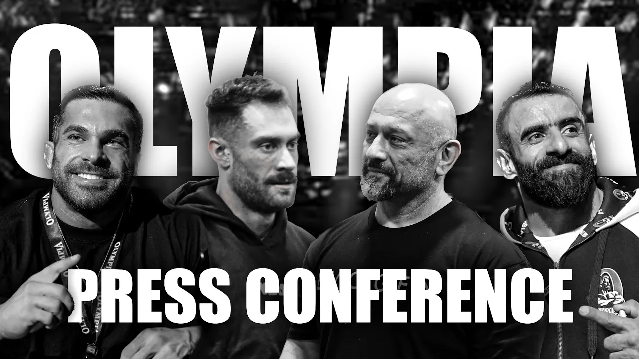 Olympia Press Conference | CBum, Hadi Choopan, & Derek Lunsford