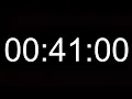 41 minutes - TIMER ALARM