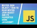 Nested JSON Objects How to Iterate over the JSON Object and its Children Objects in Javascript