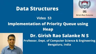 53 Implementation of Priority Queue using Heap