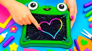 🥰 Fiz um Tablet Mágico de Toy Story, Squishy de Gatinho, Capa de Caderno Fofa e Colei adesivos!