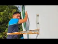 Musim Panas Pasang Aircond / Hampir 17 tahun Baru dapat pasang Aircond.Syukur dgn rezeki yg ada.