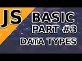JavaScript Basic Tutorial Data Types and Variables Part 3
