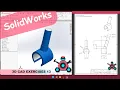 SolidWorks 3D CAD EXERCISES 13 StudyCadCam Solution Tutorial