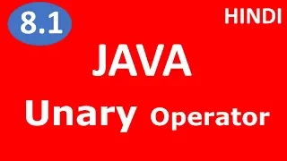 Unary Operator java program Part - 8 1 Java Tutorial Tech Talk Tricks